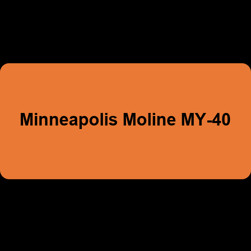 Minneapolis Moline MY-40
